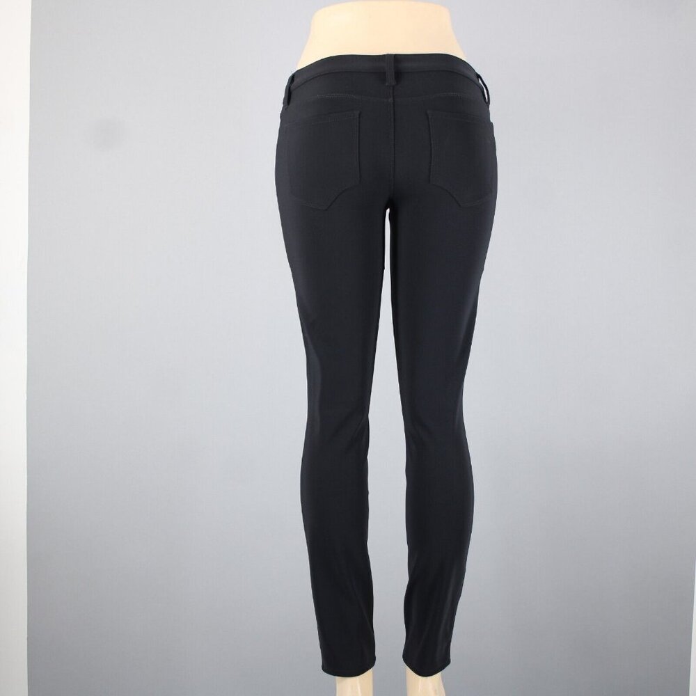 Genetic Denim The Ava Sz 28 x 31 Black Tan Pocket Stretch Poly Nylon Skinny Pant - Picture 7 of 16